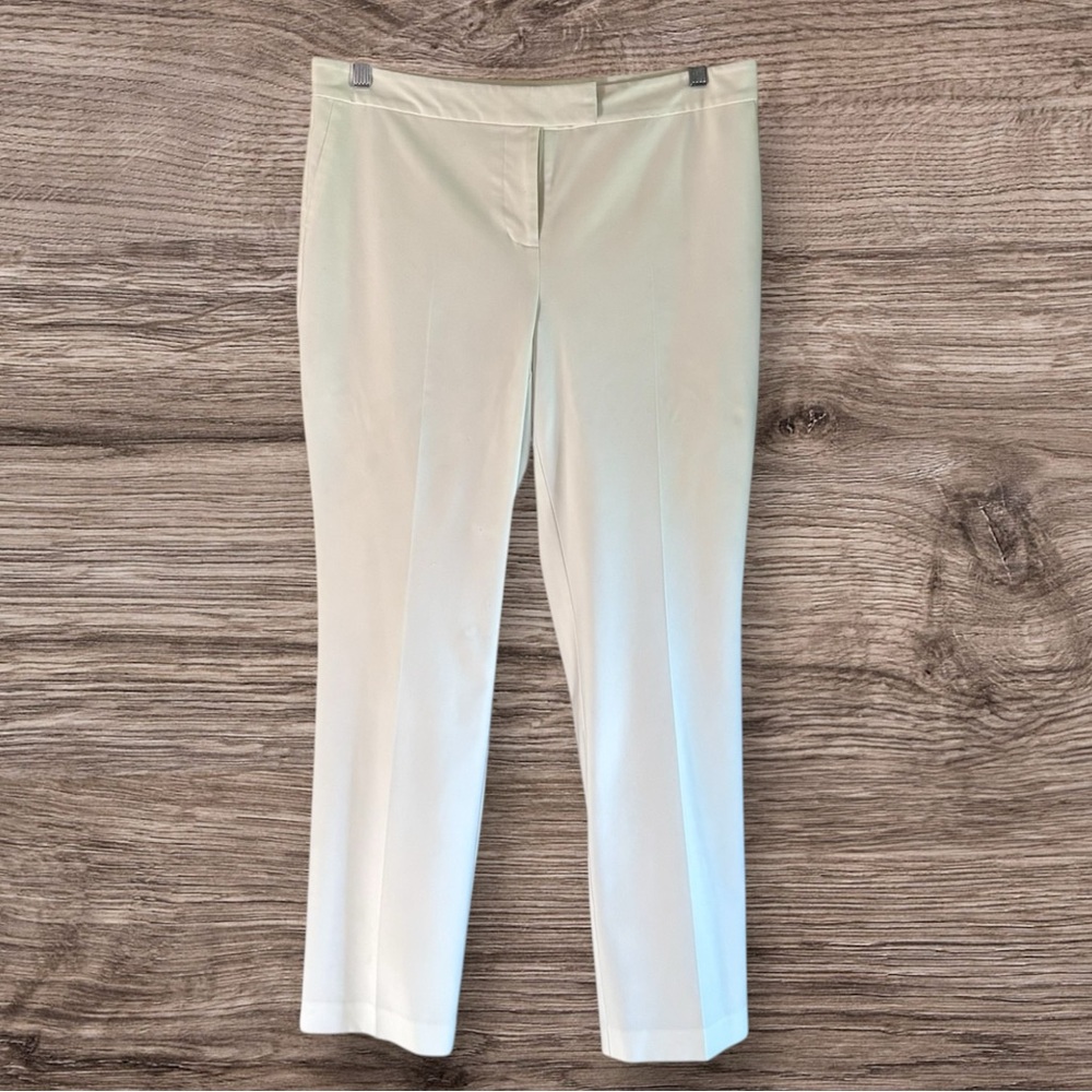 Cremeux winter white classic pleated classic vintage trouser pants 10